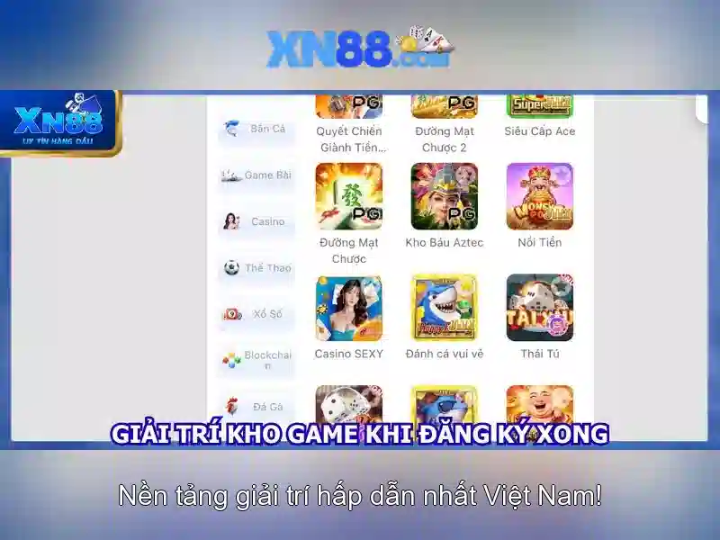 xn88: Tổng quan về nền tảng trò chơi và cá cược trực tuyến 1 Đăng Nhập